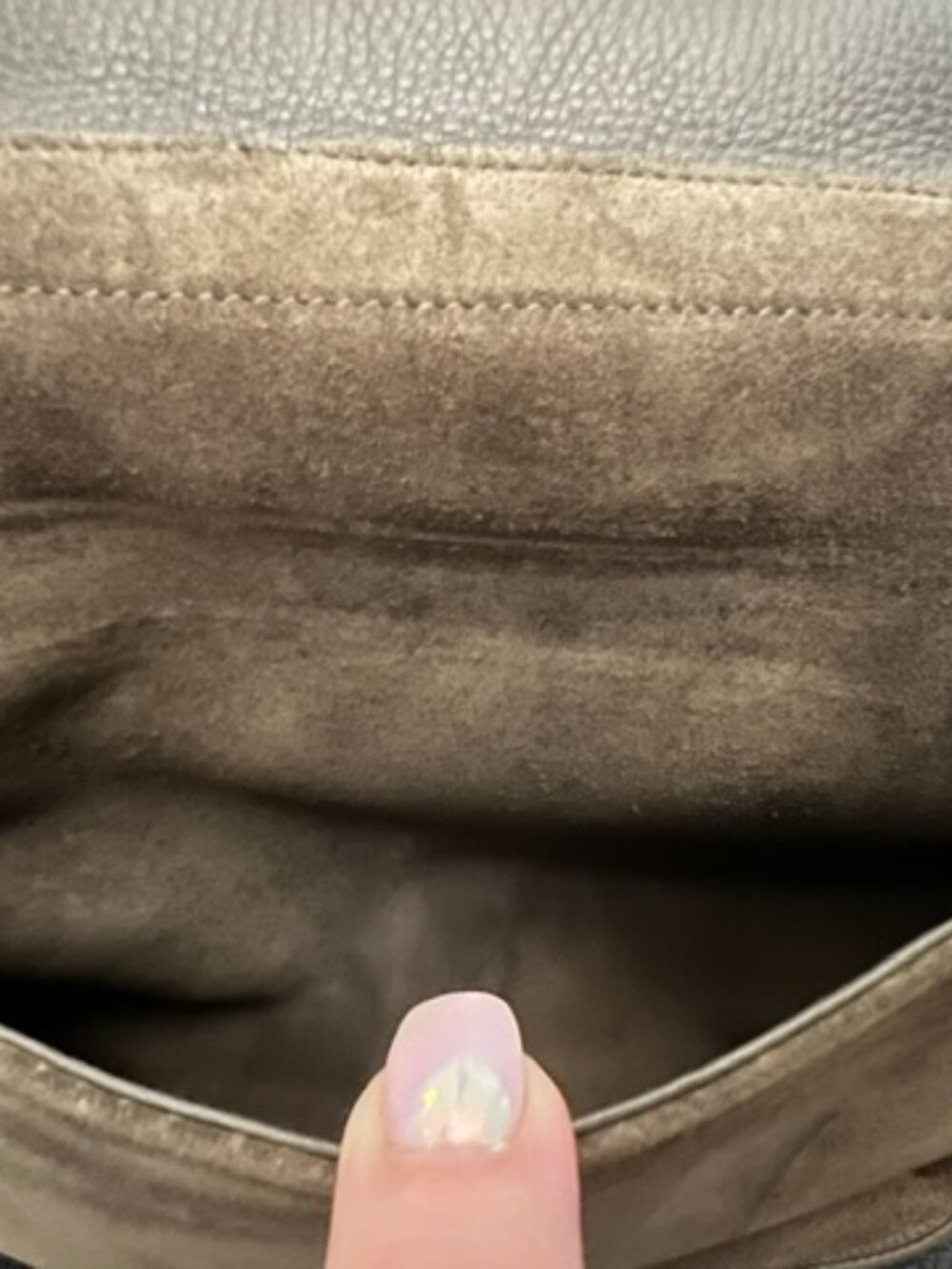 Gucci 1973 Large Brown Suede Top Handle Travel Tote Gold GG "Blondie" - Picture 8 of 15